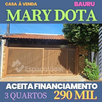 house em Rua Tenente Décio da Costa Valle, Núcleo Habitacional Mary Dota - Bauru - SP