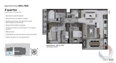 apartment em Humaitá, Canto - Florianópolis - SC