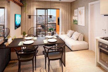 apartment em Avenida da República, Portão - Curitiba - PR