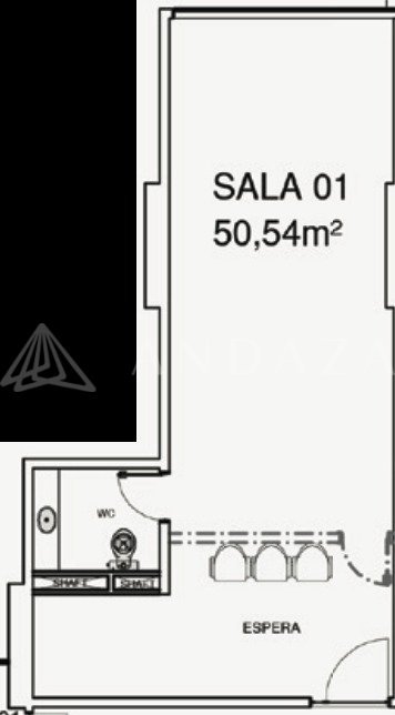 Planta unidade 101 tipo 01