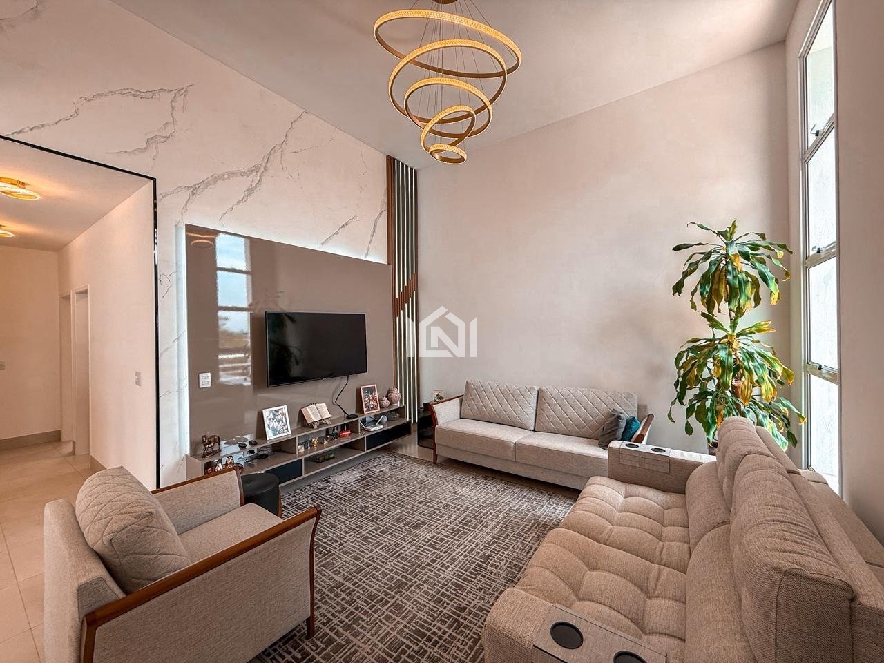 casa a venda no condominio parque rizzo || - sala de tv