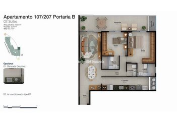 apartment em Avenida Monsenhor Ascaneo, Barra da Tijuca - Rio de Janeiro - RJ
