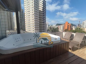 apartment em Rua Doutor Gervásio Bonavides, Vila Luis Antônio - Guarujá - SP