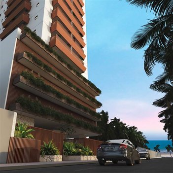 apartment em Avenida Doutor Roberto de Almeida Vinhas, Aviação - Praia Grande - SP