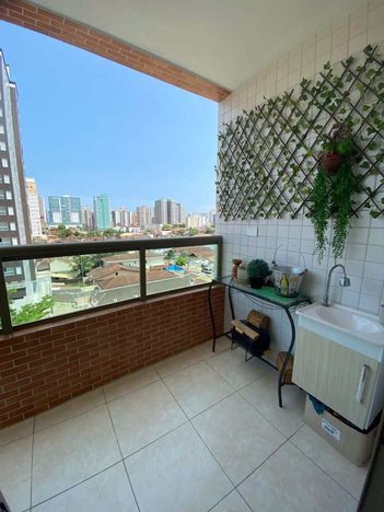 apartment em Rua Marcílio Dias, Canto do Forte - Praia Grande - SP