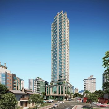 apartment em Rua 236, Meia Praia - Itapema - SC