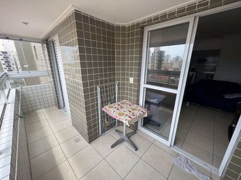 apartment em Rua Trinta e Um de Março, Mirim - Praia Grande - SP