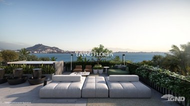 apartment em Estrada Haroldo Soares Glavan, Cacupé - Florianópolis - SC