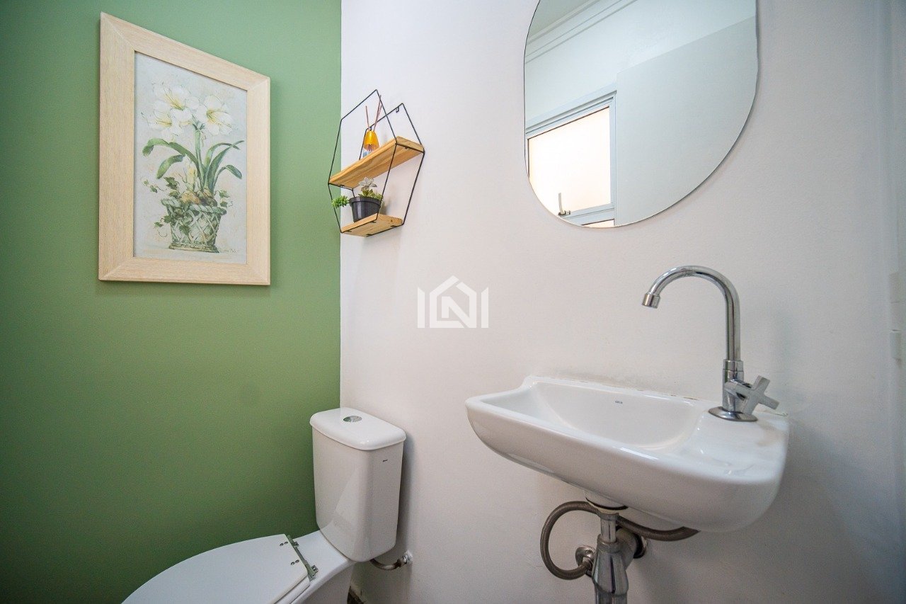 casa a venda no condominio quinta da aldeia - lavabo