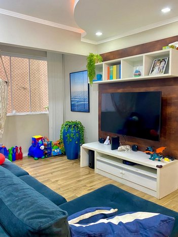 apartment em Rua Pero Correa, Itararé - São Vicente - SP