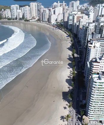 apartment em Avenida General Monteiro de Barros, Vila Luis Antônio - Guarujá - SP