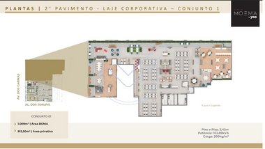 office em Avenida dos Carinás, Indianópolis - São Paulo - SP