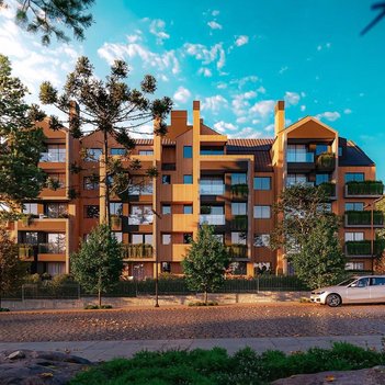 apartment em Rua Melvin Jones, Centro - Canela - RS