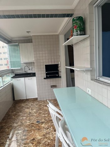 apartment em Rua Monteiro Lobato, Ocian - Praia Grande - SP
