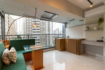 apartment em Alameda Iraé, Indianópolis - São Paulo - SP