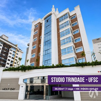 apartment em Rua Lauro Linhares, Trindade - Florianópolis - SC