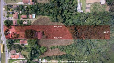 land_lot em Rua Alcides Valentino Zanella, Rondinha - Campo Largo - PR