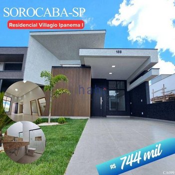 house em Avenida José Santos Almeida, Jardim Residencial Villa Amato - Sorocaba - SP