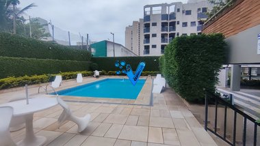 apartment em Rua José Amieiro, Mar e Céu - Guarujá - SP