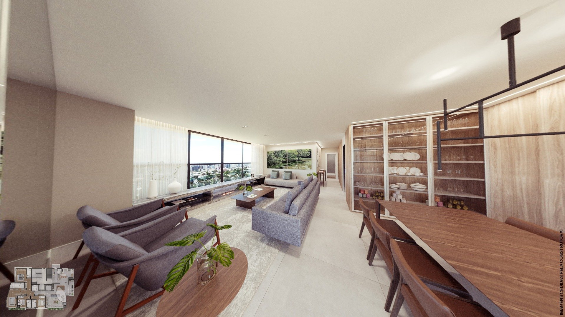 Sala para 2 ambientes