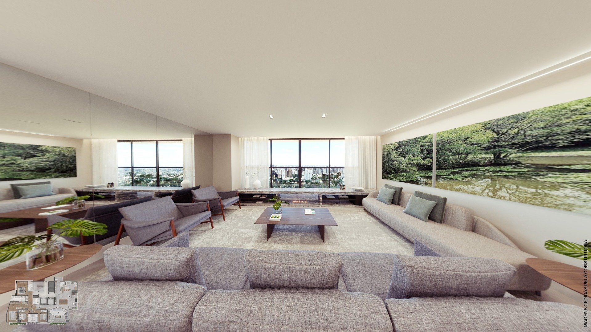 Sala para 2 ambientes