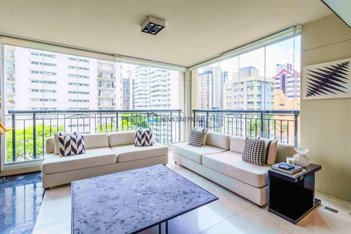 apartment em Rua Juquis, Indianópolis - São Paulo - SP