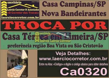 house em Rua José de Barros Sousa, Residencial Nova Bandeirante - Campinas - SP