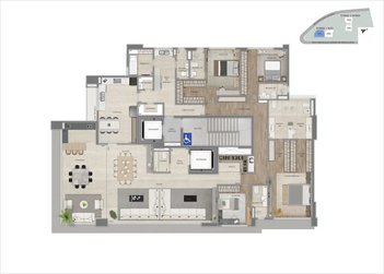 apartment em Praça Nossa Senhora da Abadia, Jardim das Mangabeiras - Nova Lima - MG