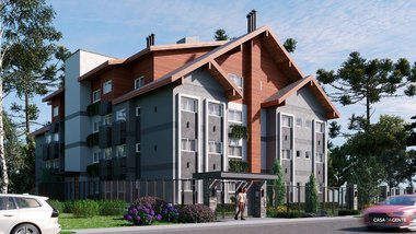 apartment em Rua Serafim Benetti, Floresta - Gramado - RS