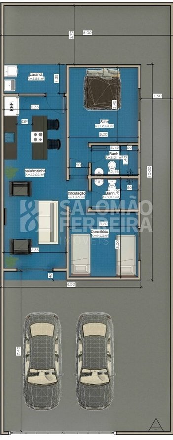 house em Denizar Trevizani, Jardim Aeroporto III - Franca - SP