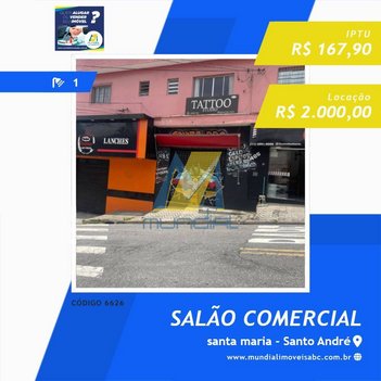 business em Rua Álvaro Anes, Santa Maria - Santo André - SP