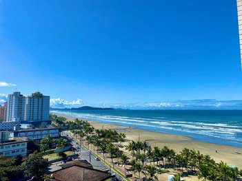 apartment em Rua Primeiro de Maio, Mirim - Praia Grande - SP