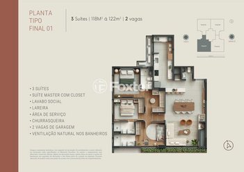 apartment em Rua Cabral, Rio Branco - Porto Alegre - RS