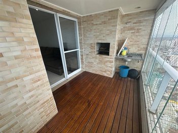 apartment em Rua Michel Alca, Mirim - Praia Grande - SP