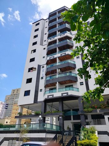 apartment em Rua Monteiro Lobato, Ocian - Praia Grande - SP