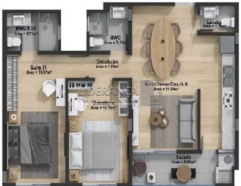 apartment em Júlio Vieira, João Paulo - Florianópolis - SC