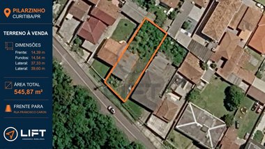 land_lot em Rua Francisco Caron, Pilarzinho - Curitiba - PR