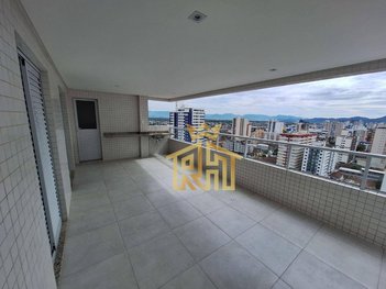 apartment em Rua Pero Vaz de Caminha, Aviação - Praia Grande - SP
