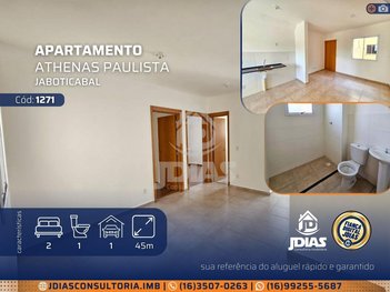 apartment em Rua Prefeito Ângelo Berchieri, Athenas Paulista - Jaboticabal - SP