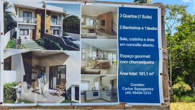 house em Rua Antônio José de Souza, Sertão do Maruim - São José - SC