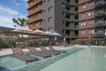 apartment em Rua da Bandeira, Cabral - Curitiba - PR