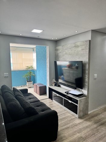 apartment em Rua Rio Preto, Vila Valparaíso - Santo André - SP