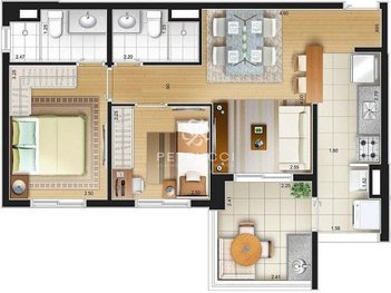 apartment em Rua Maria Daffre, Quinta da Paineira - São Paulo - SP