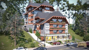 apartment em Avenida Borges de Medeiros, Centro - Gramado - RS