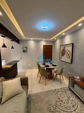 apartment em Avenida Juiz de Fora, Vila Voturua - São Vicente - SP