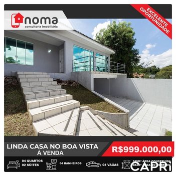 house em Rua Eugênio Mocelin, Boa Vista - Curitiba - PR