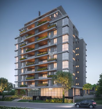 apartment em Rua Alferes Ângelo Sampaio, Batel - Curitiba - PR