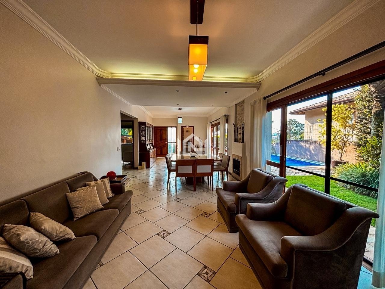 casa a venda no condominio mirante da granja  viana - sala de estar