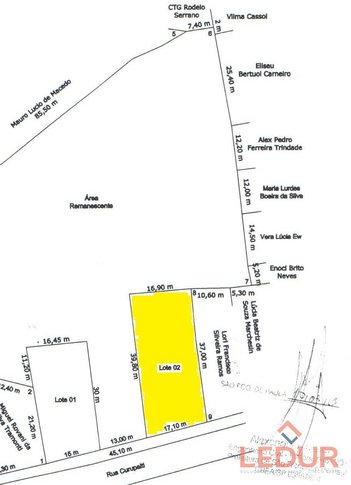 land_lot em Rua Curupaiti, São Francisco de Paula - São Francisco de Paula - RS