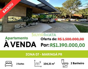 apartment em Rua Marechal Deodoro, Zona 07 - Maringá - PR